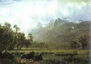 Albert Bierstadt The Sierras near Lake Tahoe, California Spain oil painting reproduction